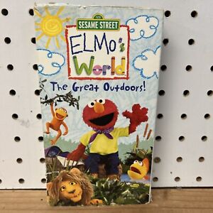 Sesame Street Elmo's World: The Great Outdoors (VHS, 2003) Kevin Clash, Sony
