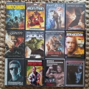 Action Superhero Lot Of 12 DVDs