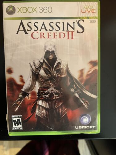 Assassin's Creed II (Microsoft Xbox 360, 2009) with manual GREAT CONDITION! CIB
