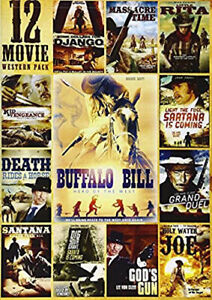 12-Movie Western: Kid Vengeance/Massacre Time Little Rita and More! DVD Pack