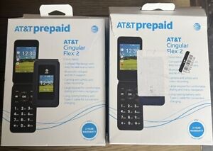 AT&T Prepaid Cingular Flex 2 (4GB) Smartphone - Classic Navy Lot Of 6