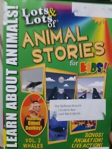Lots & Lots of Animal Stories for Kids!: Vol.2 Whales DVD Ex-library rental