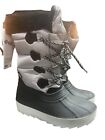 Pajar Lady 1963 Impermeable Waterproof Silver Black Womens Winter Boots Size 7