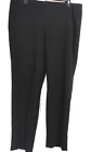 Chico's ankle pants stretchy pull-on elastic waist Rayon blend Black 2.5 (L/14)
