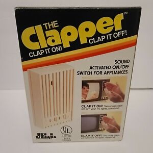 The Clapper - Vintage 1984 Original Box - Clap On Clap Off Brand New