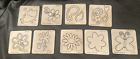 Cuttlebug Provo Craft Lot of 9 Metal Die Floral Bee Paisley Butterfly Daisy 2x2