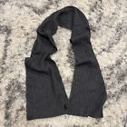 NEW Polo Ralph Lauren Ribbed Scarf Gray   Polo Wool
