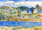 Newfields, New Hampshire by Childe Hassam Painting - Wall Art Canvas Print