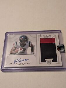 2021 National Treasures Nico Collins - Crossover Rookie Patch Autographs RPA /99