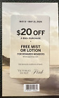 Victoria's Secret & VS PINK Coupons $20 OFF $50 + Mist Or Lotion 5/8 -5/21