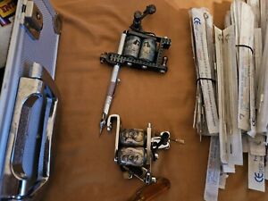 Vintage coil tattoo machine and equipment. Needles. Other