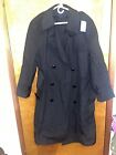 Garrison Collection Womens Black All Weather Trench Coat Jacket Size 16S