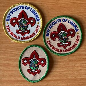 2019 23RD World Scout Jamboree 2 LIBERIAN Contingent badges 2015 plus Tenderfoot