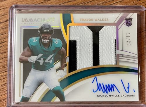 2022 Panini Immaculate Premium Gold 11/25 Travon Walker RPA Rookie Patch Auto RC