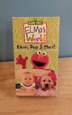 Sesame Street: Elmo's World - Babies, Dogs & More VHS Tape