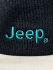 Jeep Black & Teal Beanie Hat Cap