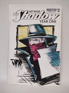 The Shadow Year One #2 Blank Cover Variant W Original The Shadow Art ARG COA