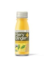 Greenhouse Juice Organic Fiery Ginger Wellness Shots 12-Count 60ml Glass Bott...