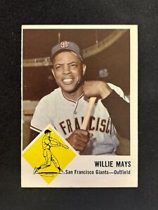 WILLIE MAYS 1963 Fleer Baseball #5 SAN FRANCISCO GIANTS Vintage