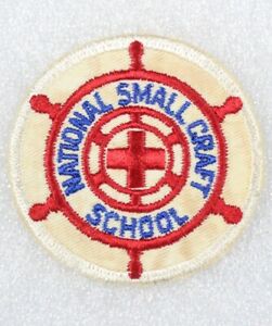 Red Cross: National Small Craft School patch - 2 3/4