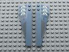 LEGO SandBlue wedge ref 50955pb020 & 50956pb020 / Set 75041 Vulture Droid