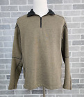 Kuhl Revel 1/4 Zip Sweater Men's XL Brown Fleece Lined Pullover Outdoor Wear