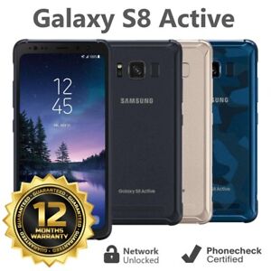 Samsung Galaxy S8 Active SM-G892A - 64GB - (GSM Unlocked) Smartphone - Good