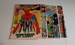 Amazing Spider-Man 87, (Marvel, Aug 1970), 258, 165, 159, Low Grade, Comic Lot