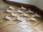 Lot Of 114 - IKEA Hanga Solid Wood Kids Childrens Clothes Hangers 12.5” CLEAN