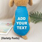 Personalized Customized Puppy T shirts Cloth with Text Custom Dog Cat Pet