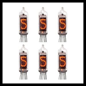 Set of 6 IN-14 Nixie Tube Indicator USSR for Clock