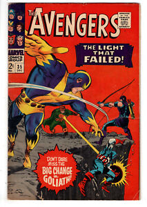 AVENGERS #35 (1966) - GRADE 4.5 - LIGHT THAT FAILED - BLACK WIDOW APPEARANCE!