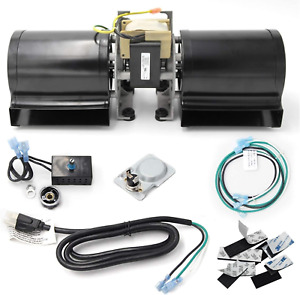 Pre-Wired GFK-160 GFK-160A Fireplace Blower Fan Kit with Ball Bearings Motor for