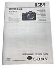 New ListingSony Alpha 9 A9 ILCE-9  Service Manual Parts List Genuine Sony OEM NOT A COPY