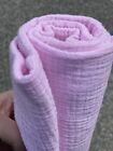 Summer Baby Swaddle Blanket Pink Muslin Swaddle Cotton Soft Lovey