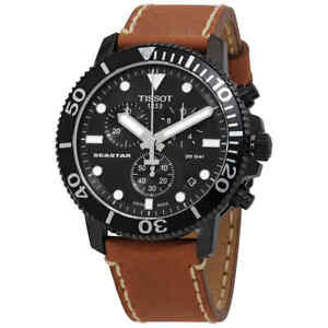 Tissot Seastar 1000 Chronograph Quartz Black Dial Men's Watch T1204173605100