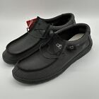 Hey Dude Wally Sox Classic Men's Shoes - Black, US 11 Slip-On Loafers Shoes