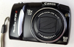 New ListingCanon PowerShot SX120 IS 10MP Digital Camera 10X Optical Zoom w 8GB SD Card