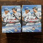 (2) 2020 Topps Chrome Baseball MLB Trading Cards Sealed 8-Pack Blaster Box Pair