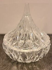 Hersheys Candy Kiss Shaped Dish And Lid By Shannon Crystal Designs Of Ireland