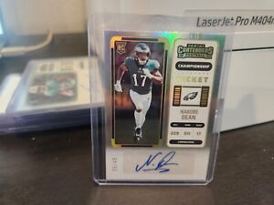 New Listing2022 Panini Contenders Nakobe Dean Rookie Championship Ticket Eagles Auto /49 RC