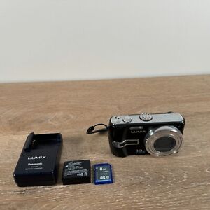 Panasonic LUMIX DMC-TZ3 7.2MP Digital Camera - Charger, Battery -  READ FLAW!