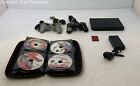 Sony PlayStation 2 SCPH-77006 Console W/ 2 Controllers 1 Memory Card And 72 Game