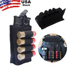 Tactical Molle Magazine Pouch with 4 Rounds 12Gauge Shotgun Shell Elastic Holder