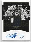 2014/15 National Treasures Night Moves Auto Patch Vince Carter /25 NM-VC Memphis