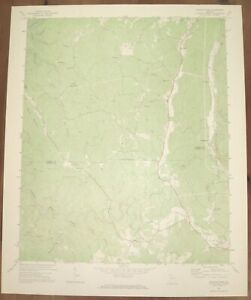 Talking Rock, Georgia 1971 Original Vintage USGS Topo Map