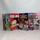 Lot Of 6 WALT DISNEY Classic VHS Video Tapes Singalongs, Campout, Mickey Minnie