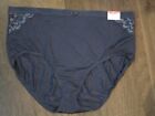 CACIQUE NAVY BLUE NO-SHOW SIDE LACE FULL BRIEF PANTIES   SIZE 18/20  NEW