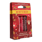 Burts Bees Lip Shimmer Kissables 3 pc WARM Collection Fig Rhubarb Peony Sealed