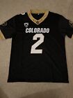 Colorado Buffaloes Shedeur Sanders NCAA Jersey LARGE L Stitched Black #2 QTY